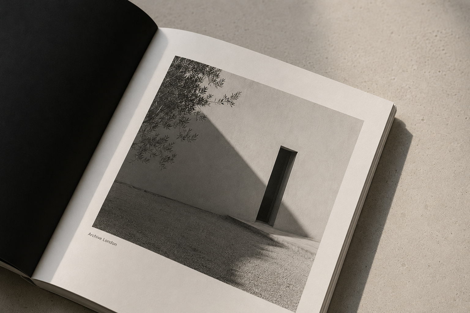A quiet architectural environment observed by Archive London